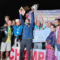 असारे विकास : रातभर गरेको पिच बिहानै भत्काइयो