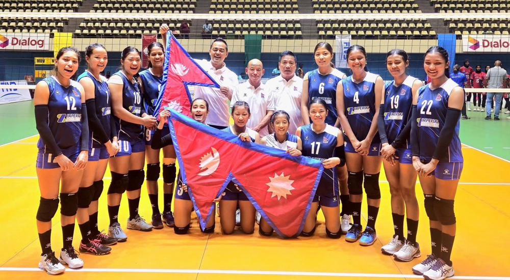 काभा यु–१९ महिला भलिबलमा नेपाल उपविजेता