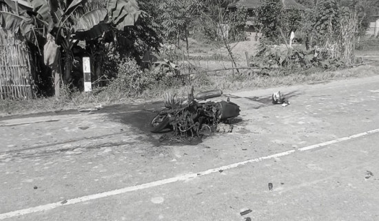 सिन्धुलीमा सवारी दुर्घटना : दुईको मृत्यु, चार जना घाइते