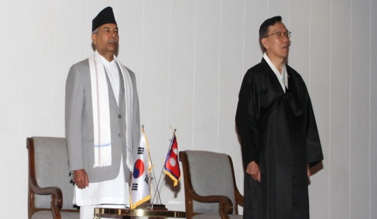 उपराष्ट्रपति यादव स्वागत समारोहमा सहभागी