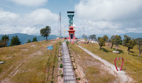 तीन जिल्लाको सङ्गममा पर्यटकीय गन्तव्य कंके देउराली
