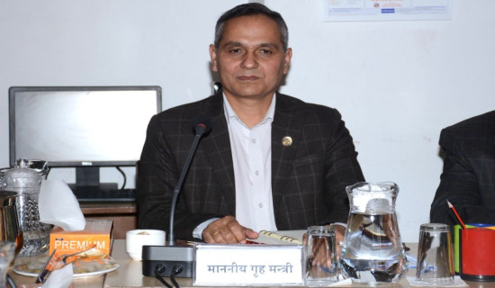 देशको शान्ति–सुरक्षा सामान्य, निर्वाचन तयारी तीव्र : गृहमन्त्री अर्याल