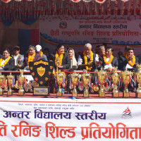 छैटौं राष्ट्रपति रनिङ शिल्ड खेलकुद प्रतियोगिता सुरु