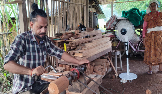 युट्युब हेरेर सिकेको काष्ठकलाबाट मनग्य आम्दानी