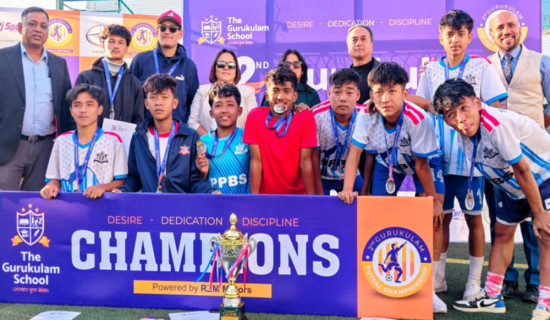 पिस प्वान्टले जित्यो इन्टर स्कुल फुटसलको उपाधि