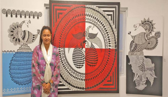 ठमेलमा मिथिला कला प्रदर्शनी