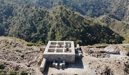 डोटेली राजाको प्राचीन दरबार पुनर्निर्माण