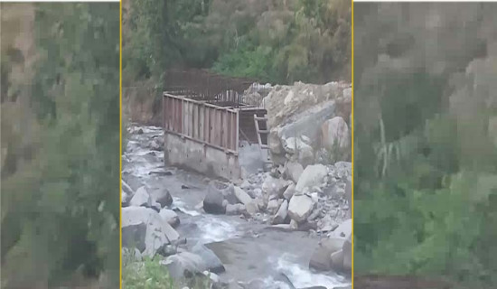 निर्माणाधीन पुल अलपत्र