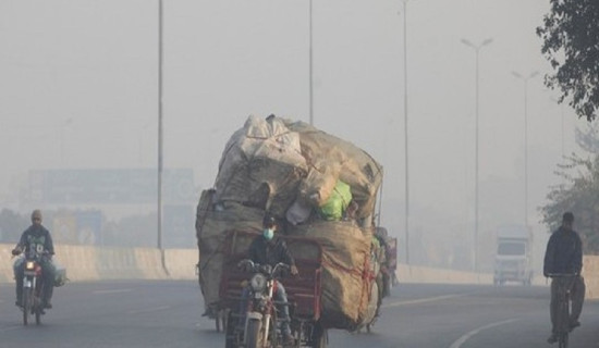 लाहोर विश्वको दोस्रो प्रदूषित सहर