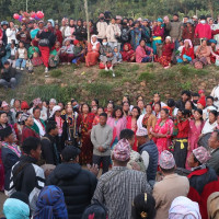 विधेयक पारित भएपछि  दीप प्रज्वलन