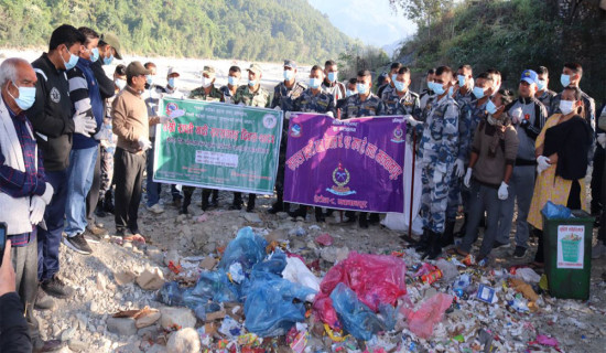 राप्ती नदी सरसफाइ महाअभियान सुरु