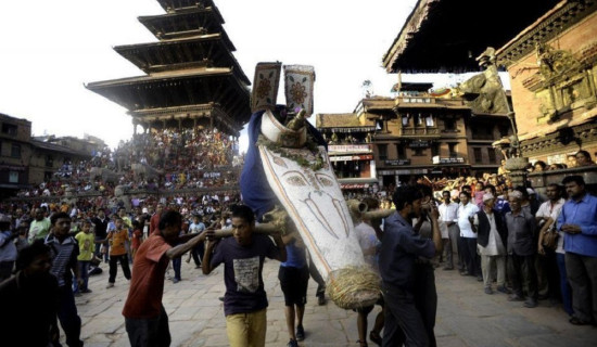 भक्तपुरको मूपात्र जात्रा आजदेखि