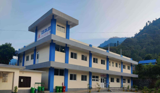गोलन्जोर आधारभूत अस्पतालमा चौबिसै घण्टा सेवा