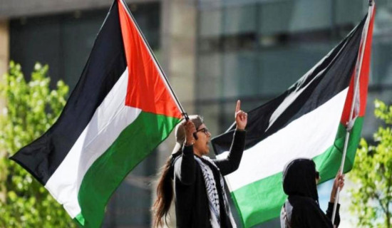 प्यालेस्टाइनद्वारा संयुक्त राष्ट्रसङ्घको प्रस्तावलाई स्वागत गर्दै तत्काल कार्यान्वयनका लागि आह्वान