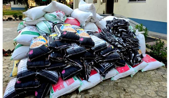 भारतबाट भन्सार छलेर ल्याइएको पाँच लाख बढीको मटर बरामद