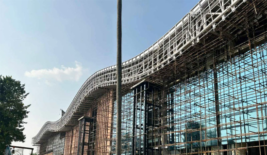 विराटनगर विमानस्थलको नयाँ टर्मिनलको काम अन्तिम चरणमा