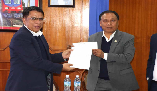 निर्माण व्यवसाय विकास परिषदले भौतिक पुनर्निर्माण कोषमा गर्‍यो एक करोड सहयोग