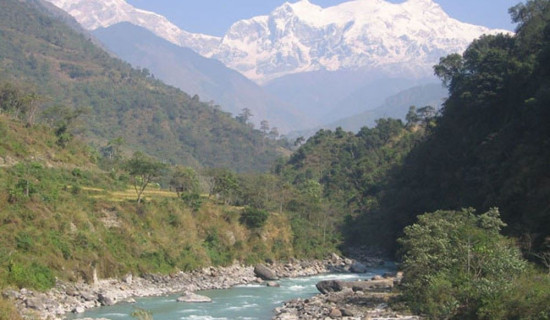 मर्स्याङ्दीबेसी जलविद्युतको निर्माणकार्य बन्द