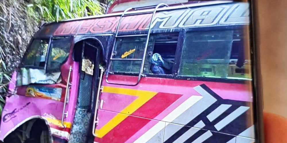 पाल्पामा विद्यार्थी बोकेको बस दुर्घटना, एघार जना घाइते