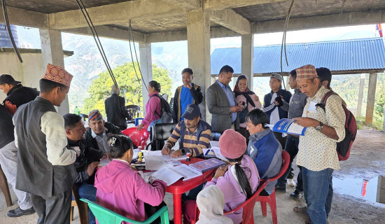 वडावडामै योजना सम्झौता र बैंक खाता खोलिएपछि उपभोक्तालाई सहज