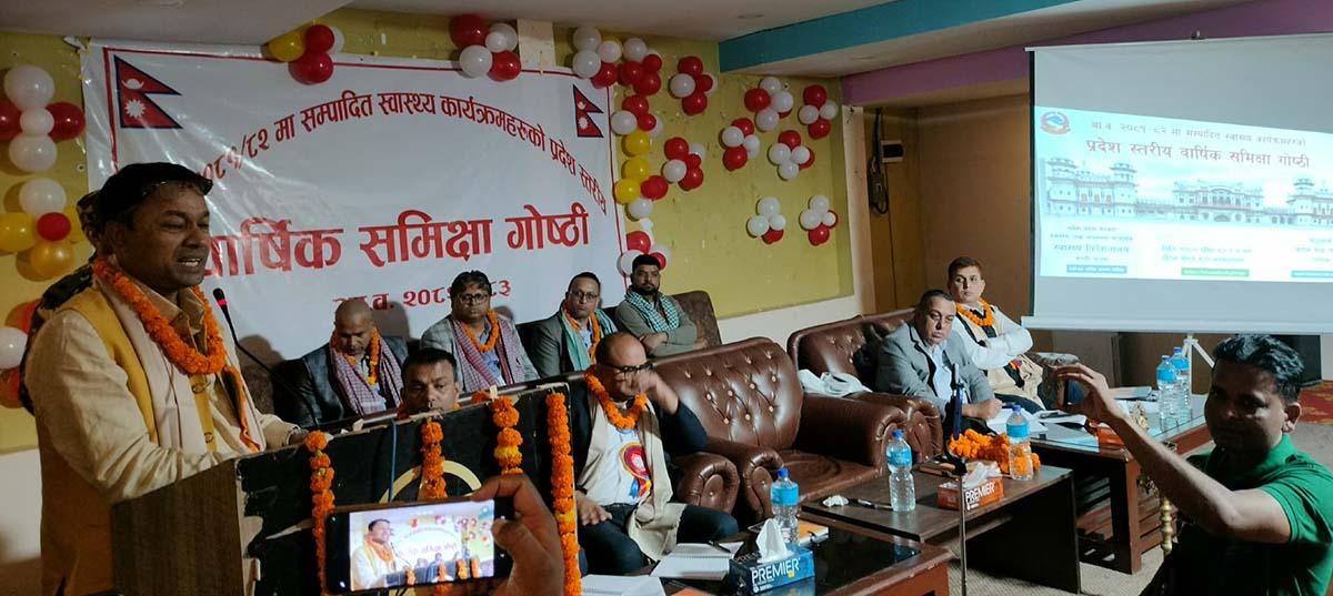 मधेश प्रदेशको स्वास्थ्य सूचकांकमा सुधार आवश्यक छ : मुख्यमन्त्री यादव