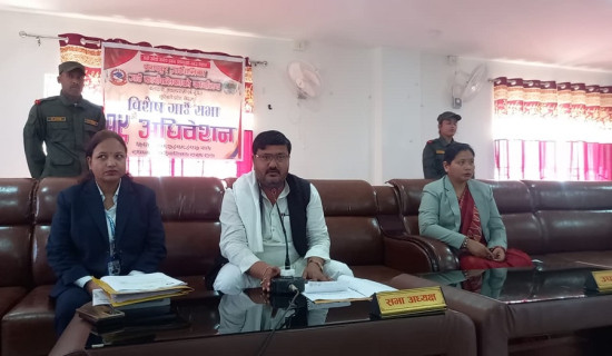 रोकिएको सेवाप्रवाह समाधानका लागि विशेष गाउँसभा