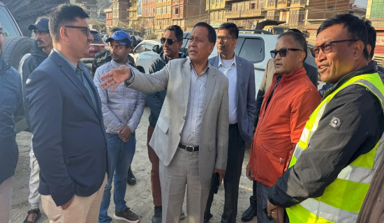 अहिलेको मौसम उपयुक्त रहेकाले कामलाई तीव्रता दिन मन्त्री घिसिङको आग्रह