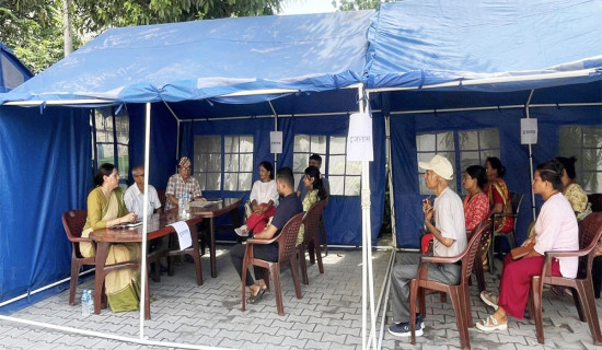 विराटनगरमा टेन्टकै इजलासबाट दश वटा मुद्दा फर्छ्याेट