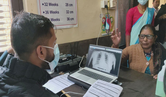 एआई एक्सरेबाट क्षयरोगीको खोजी