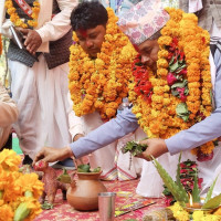 दाजुभाइको पुरुषार्थ गाउँदै सुरु भयो सामाचकेवा