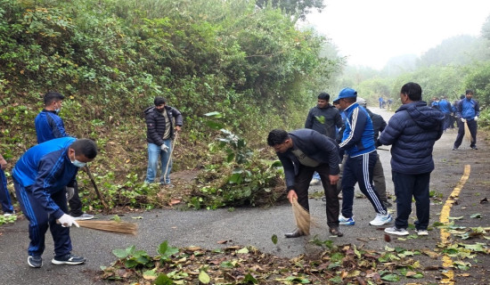 रेसुङ्गाको दिगो सौन्दर्यीकरण : ५० संस्थाले ३६ खण्डमा स्वतर्स्फुत काम गर्ने