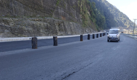 मध्यपहाडी राजमार्गः पोखराको हरिचोक–याम्दी खण्ड स्तरोन्नति अन्तिम चरणमा