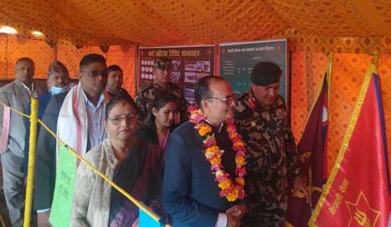 प्रदेश प्रमुखद्वारा स्वास्थ्य शिविरको उद्घाटन