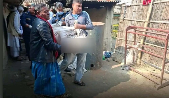घरमै गाडेको अवस्थामा शव भेटियो