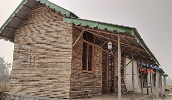 बाँसबाट एकदेखि दुई तले आवासीय भवन निर्माण गर्न सकिने