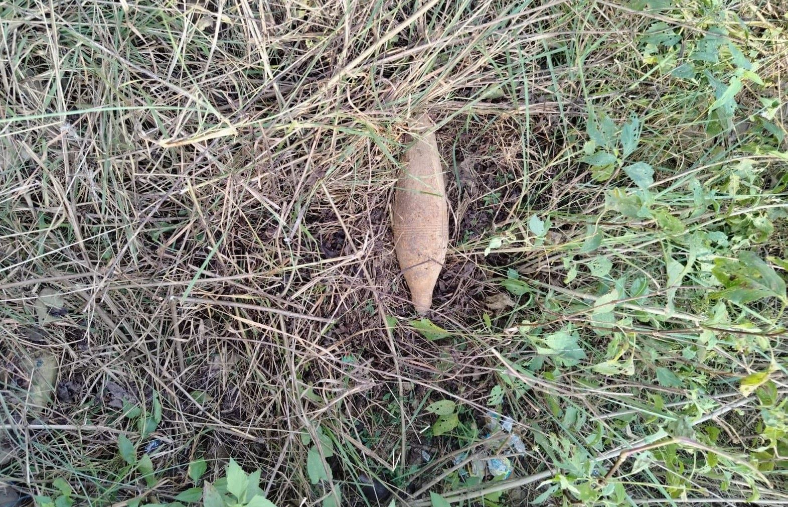 सर्दीमा भेटिएको बम सेनाद्वारा डिस्पोज