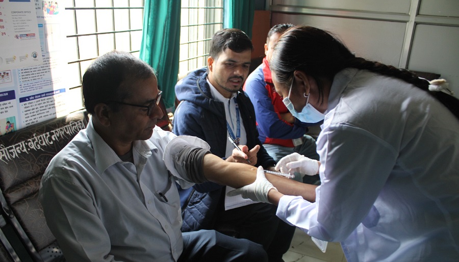 चिसापानी अस्पतालमा क्षयरोग स्क्रिनिङ कार्यक्रम