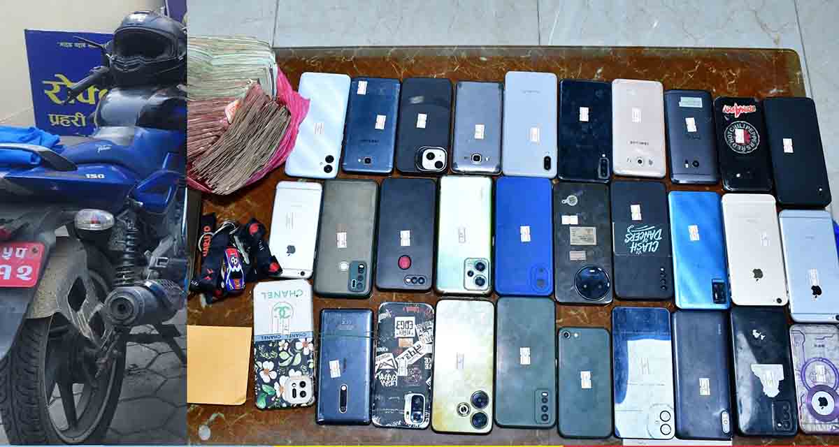 पैदलयात्रीको मोबाइल र सिक्री लुट्ने दुई जना पक्राउ