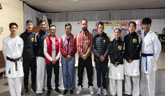 डोजो खेलाडी सम्मानित