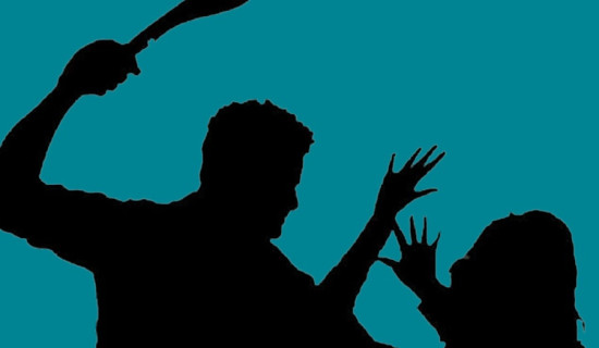 सप्तरीमा श्रीमानको खुकुरी प्रहारबाट श्रीमती घाइते