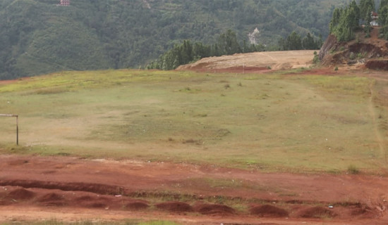 बजेट अभावले रङ्गशाला निर्माणमा ढिलाइ