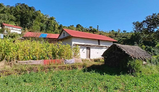 एक हजार ७४ स्थानीयको  खरकाे छानामुक्त घर