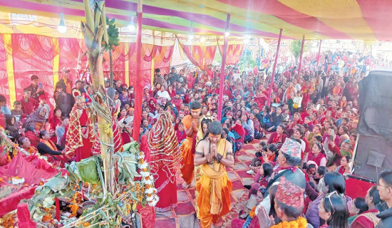 कालिका मन्दिर जीर्णोद्धार गर्न ६६ लाख सङ्कलन