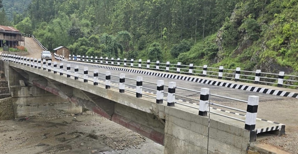 पनाहा खोलामा पक्की पुल निर्माण