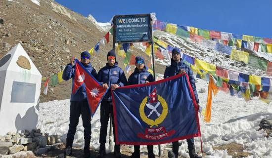 प्रहरीद्वारा हिमाली सीमाको अनुगमन