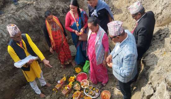 कानेपोखरी गाउँपालिकाको नयाँ प्रशासनिक भवन बन्ने