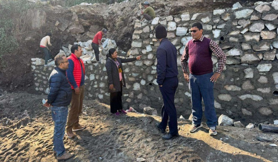 गलेश्वर–पुलाश्रम सडक योजनामा ठेकदारको लापरबाही