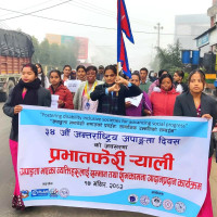 भासिएको चार महिनापछि मुग्लिन–पोखरा सडक मर्मत सुरु