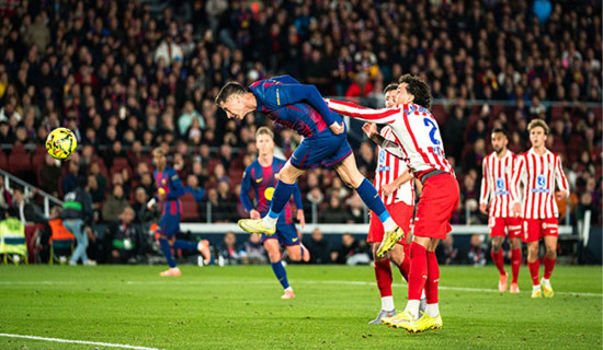 स्पेनिस ला लिगा : अग्रता बढाउँदै बार्सिलोना