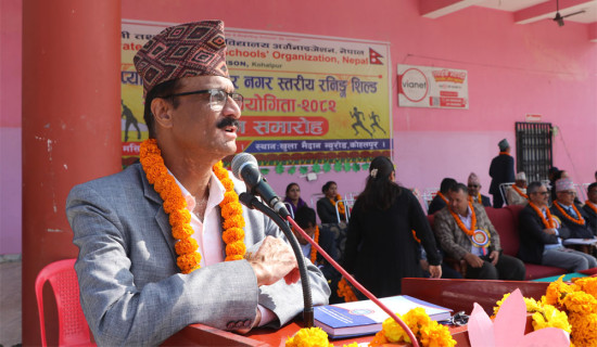 खेलकुदले विद्यार्थीलाई अनुशासित बनाउँछ : उपकुलपति प्राडा ढकाल